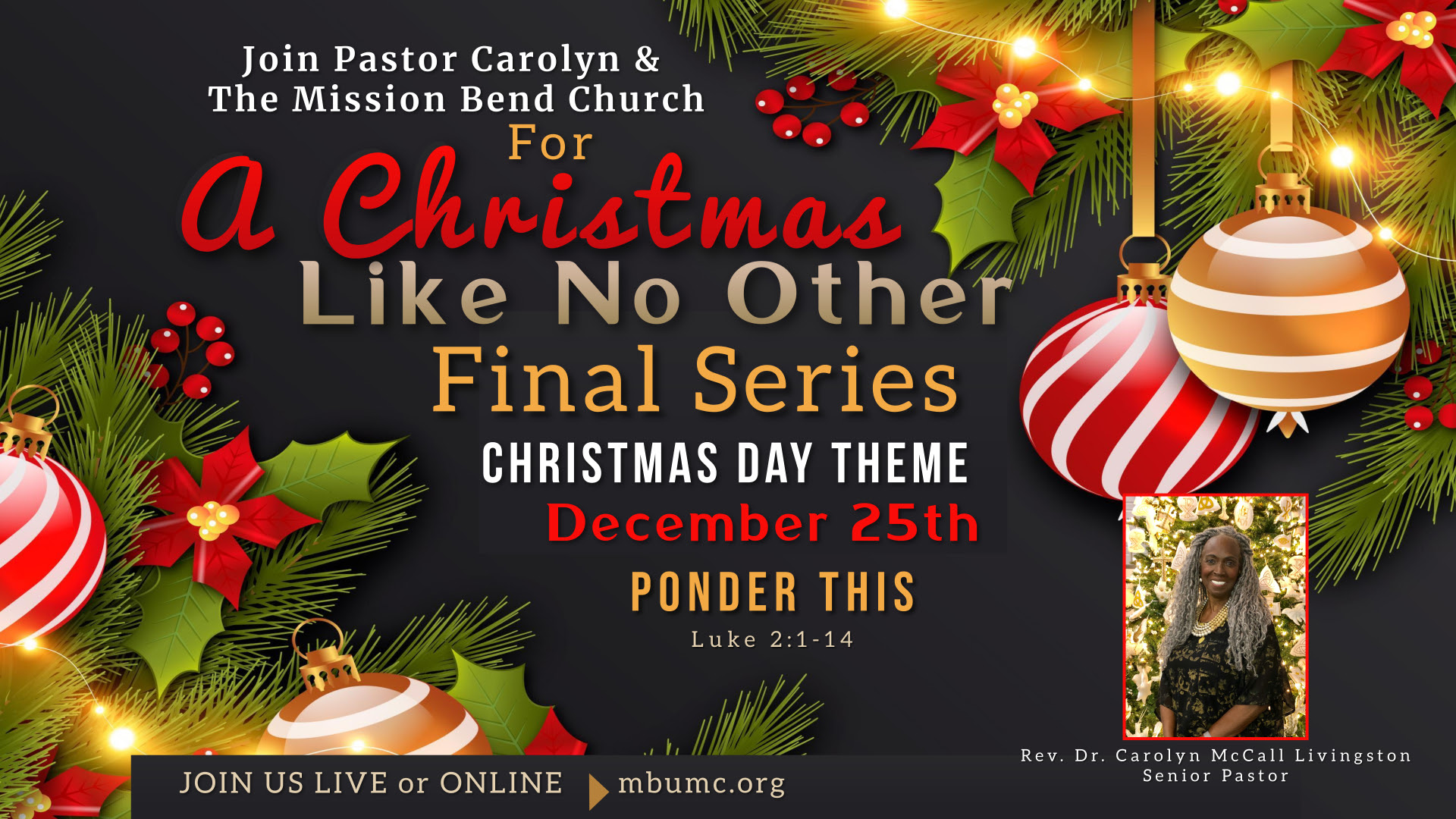 Christmas Like No Other Mission Bend United Methodist