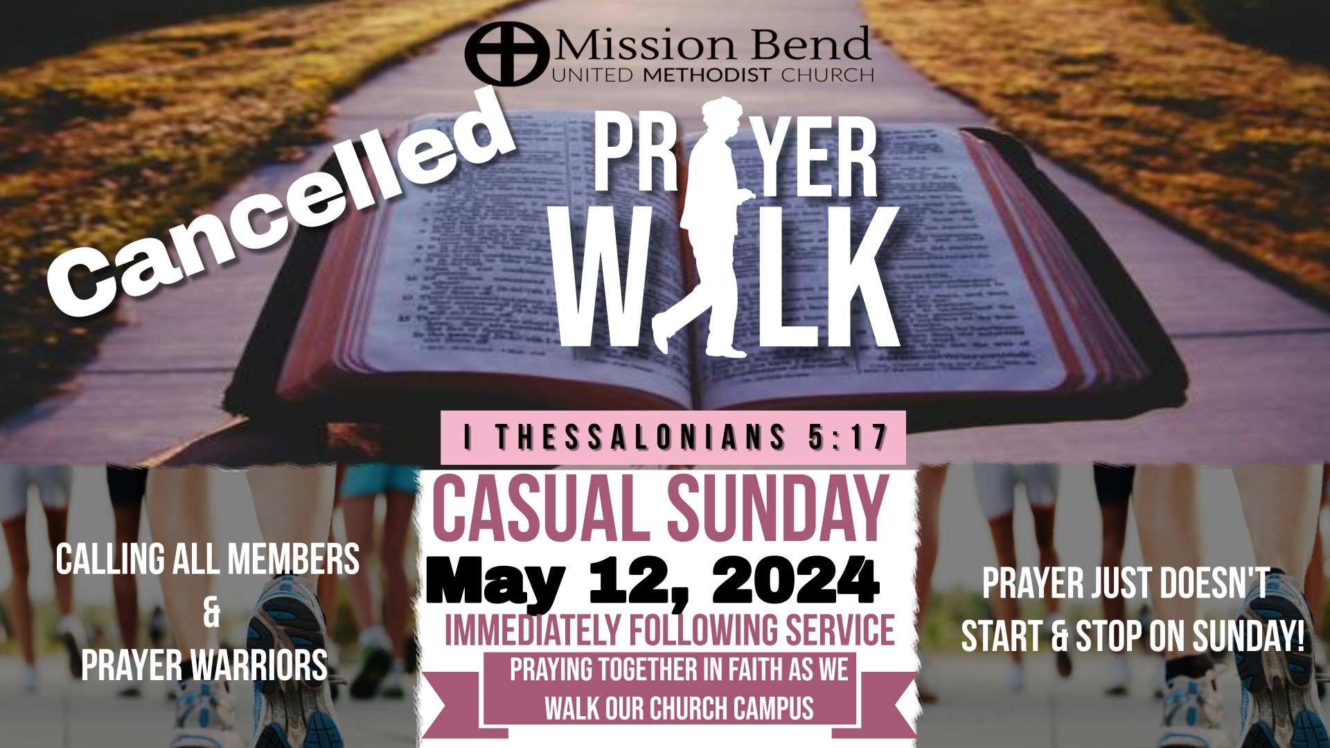 Campus Prayer Walk - Mission Bend United Methodist