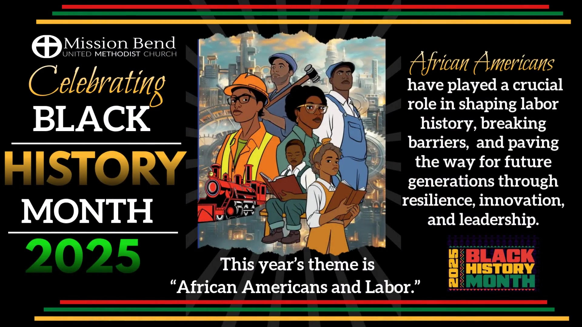 Black History Month 2025 Mission Bend United Methodist